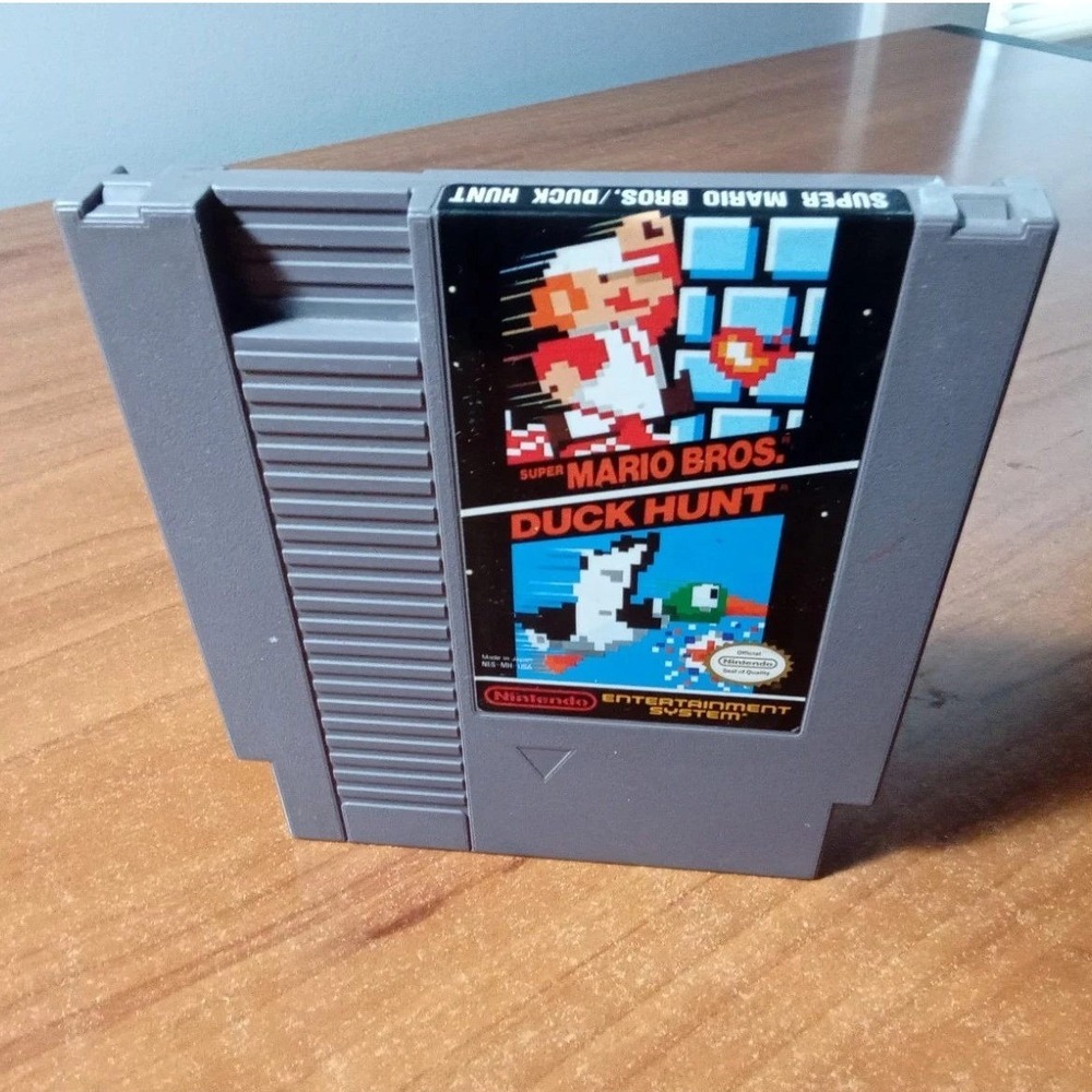 Nintendo Super Mario Bros Duck Hunt NES Game Cartridge NES-MH-USA Retro 8-Bit